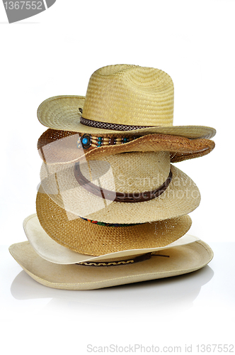 Image of straw hats