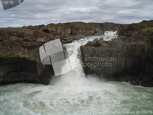 Image of waterfall in Iceland