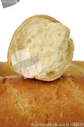 Image of white and dark loaf of bread