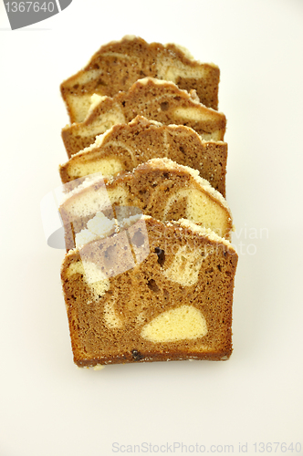 Image of sliced loaf cake 