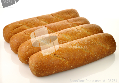 Image of Whole wheat loaf of bread 
