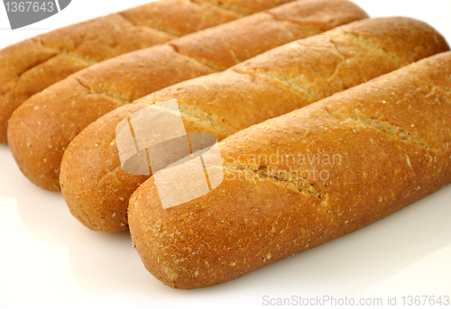 Image of Whole wheat loaf of bread 