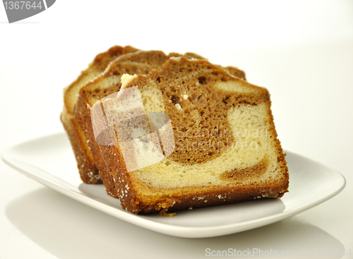 Image of sliced loaf cake