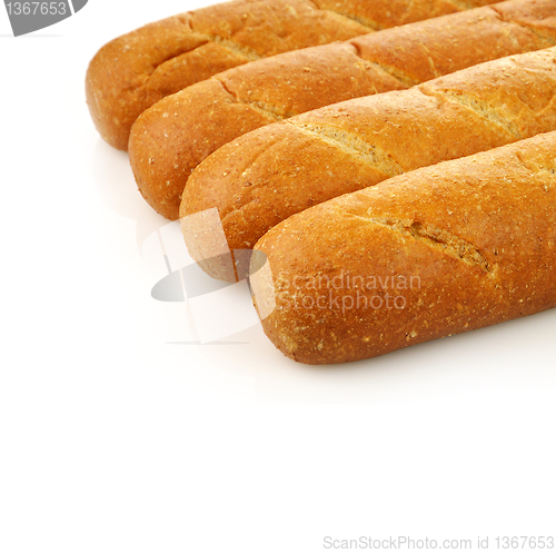 Image of Whole wheat loaf of bread 