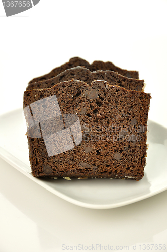 Image of sliced loaf cake