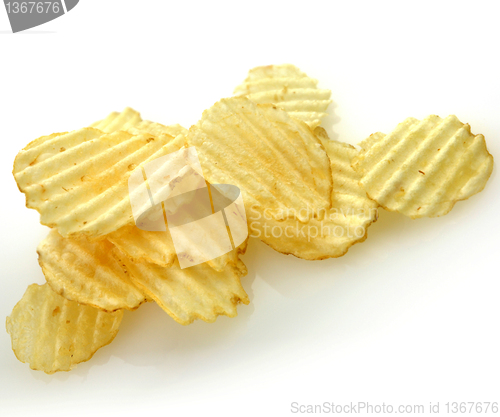 Image of Pile of potato chips