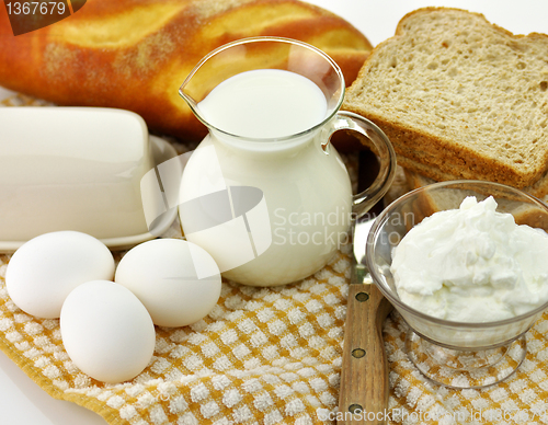 Image of dairy products