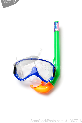 Image of  mask and snorkel 