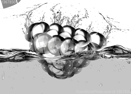 Image of Blackberry in water