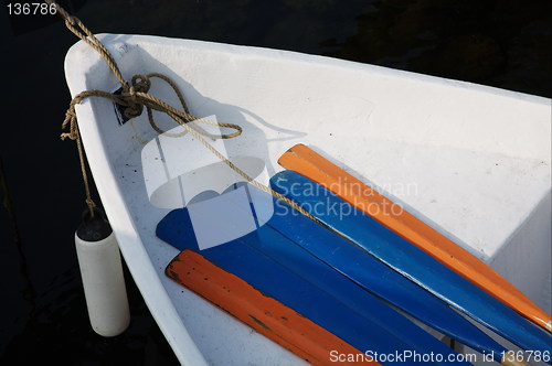 Image of Boat with oars