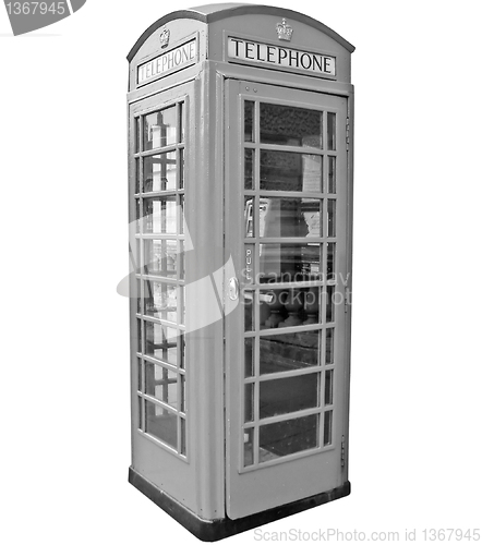 Image of London telephone box