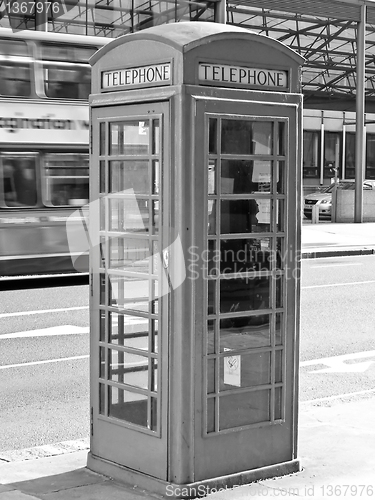 Image of London telephone box