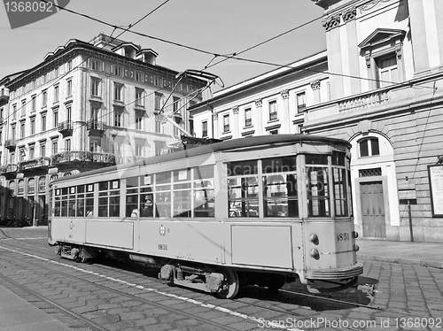 Image of Vintage tram, Milan