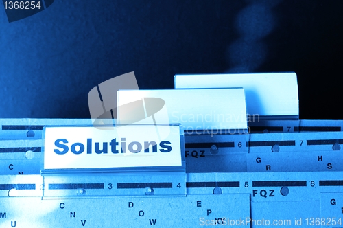Image of solution
