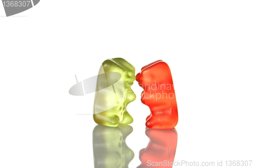 Image of gummy bears dancing at a party