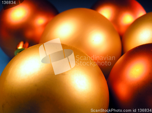 Image of Christmas decoration balls