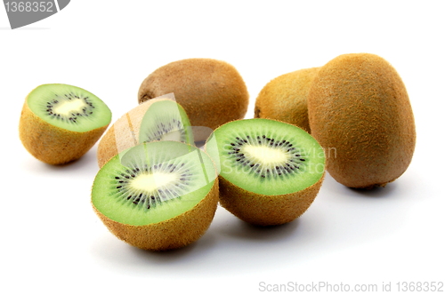 Image of kiwi fruit isolated on white background