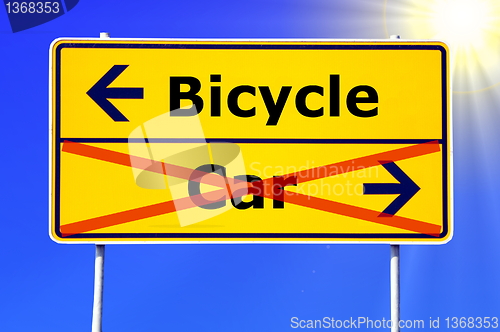 Image of car or bicycle