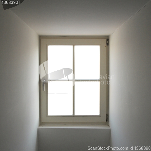 Image of window with white space