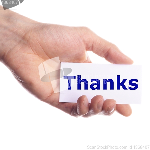 Image of thank you