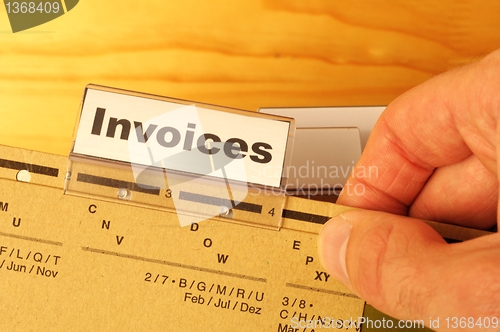 Image of invoice