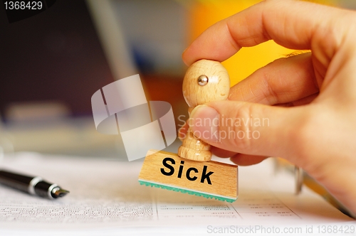 Image of sick