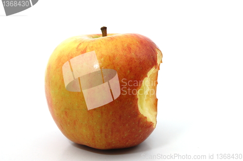 Image of apple on white