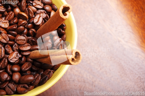 Image of cinnamon and coffee