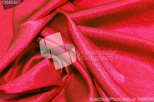 Image of red satin background