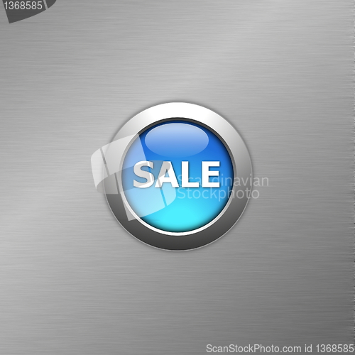 Image of blue sale button