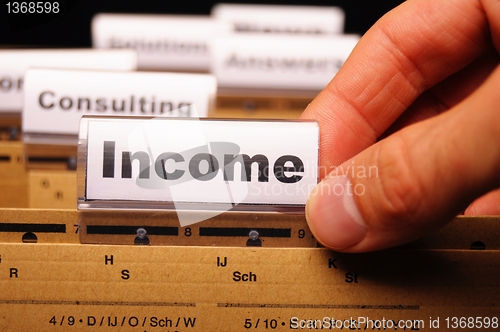 Image of income