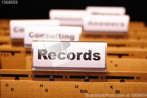 Image of records