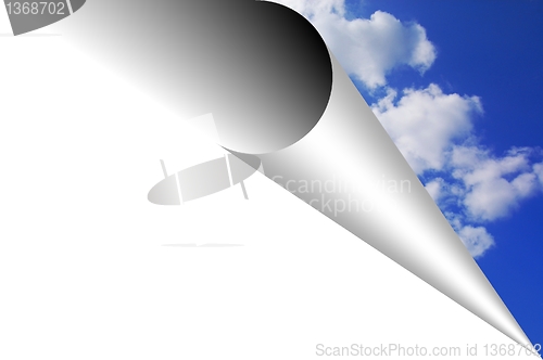 Image of blue sky and copyspace