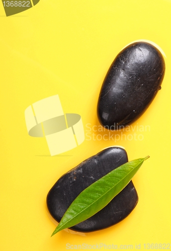 Image of zen stone and copyspace