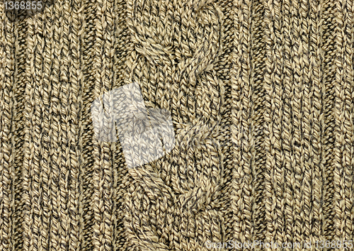 Image of Knitted woolen background