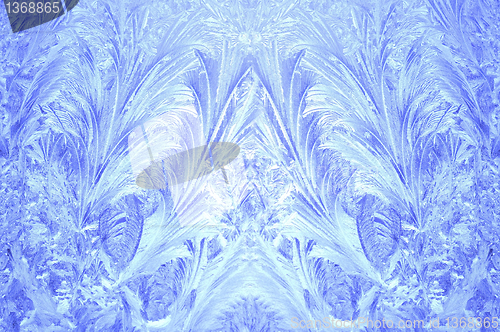 Image of frozen window background 