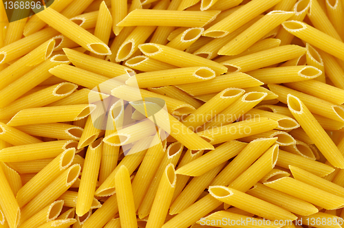 Image of raw pasta background