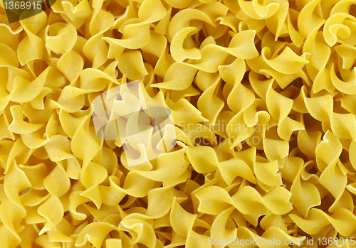 Image of raw pasta background