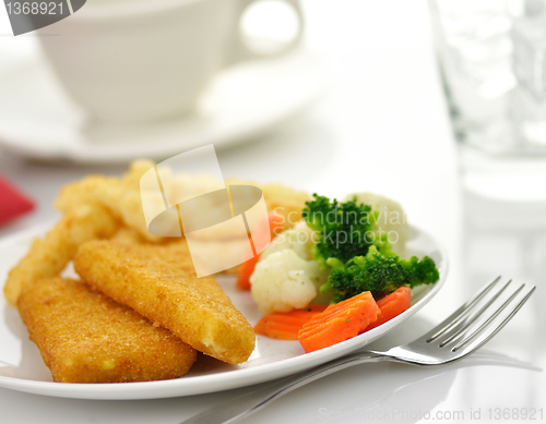 Image of fish fillets dinner 
