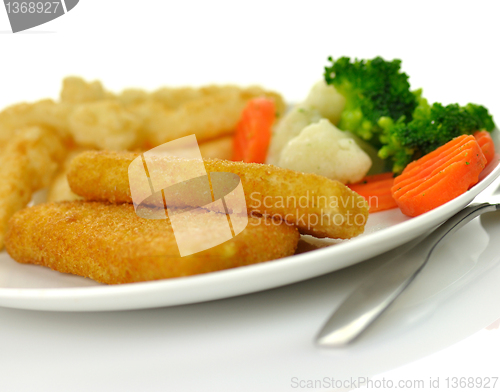 Image of fish fillets dinner