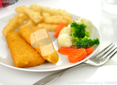 Image of fish fillets dinner