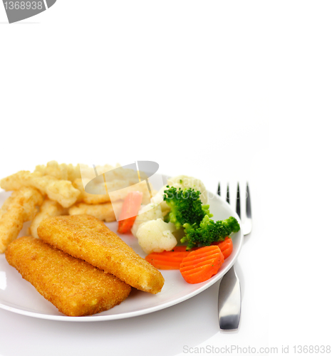 Image of fish fillets dinner 