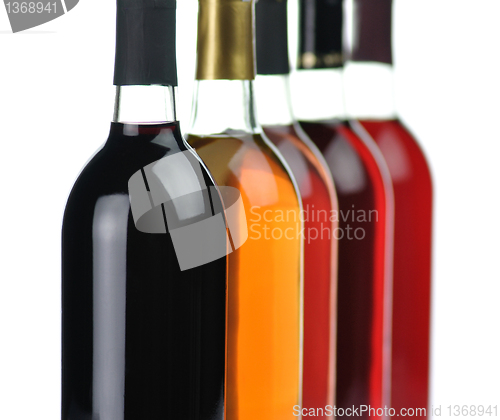 Image of assortment of wine bottles