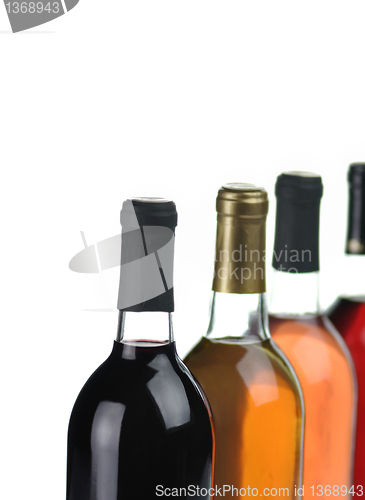 Image of assortment of wine bottles