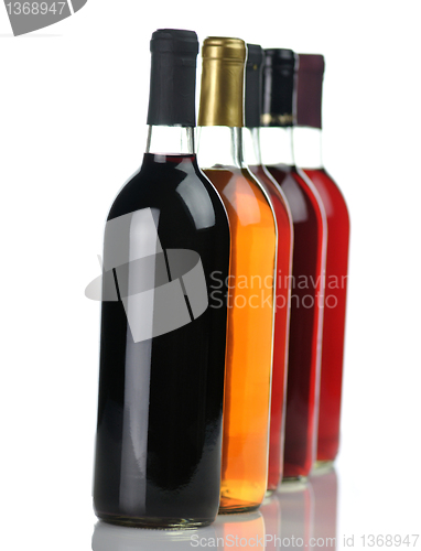Image of assortment of wine bottles