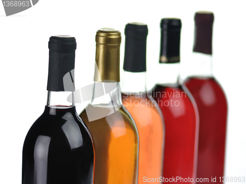 Image of assortment of wine bottles