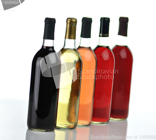 Image of assortment of wine bottles