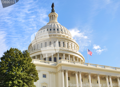 Image of Capitol Hill Building . Washington DC.