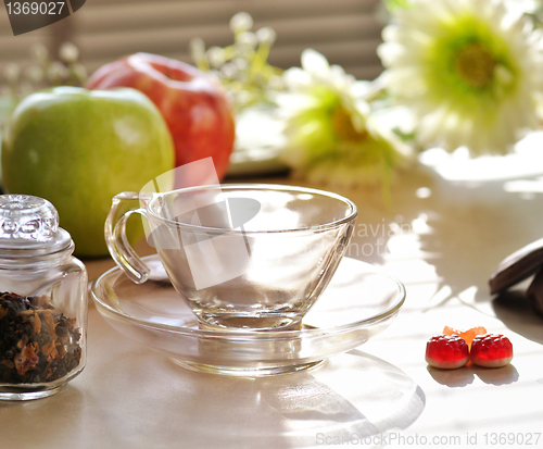 Image of morning tea preparation