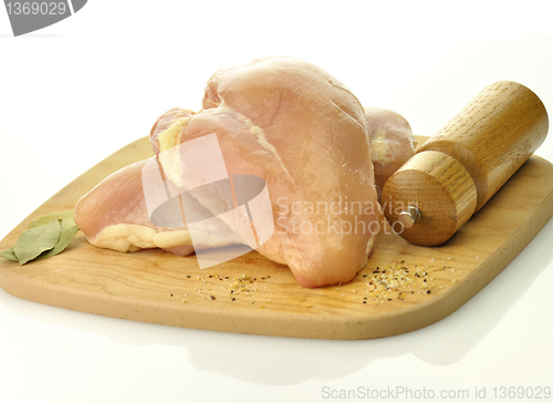 Image of Raw chicken breast meat